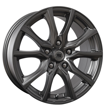 pneumatiky - 7.5x17 5x108 ET35 Racer Wheels Advance grau / anthrazit full gun olejov filtr Rfky / Alu Barvy a Laky bezpecnostn obuv Velkoobchod