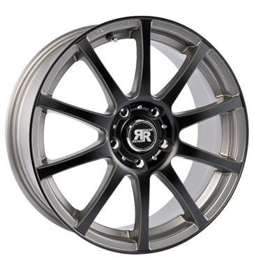 pneumatiky - 7x17 5x114.3 ET42 Racer Wheels Axis grau / anthrazit gun metal machined face black prves Rfky / Alu Auto sklo Tool Inspekcn balky + stavebnice pneu