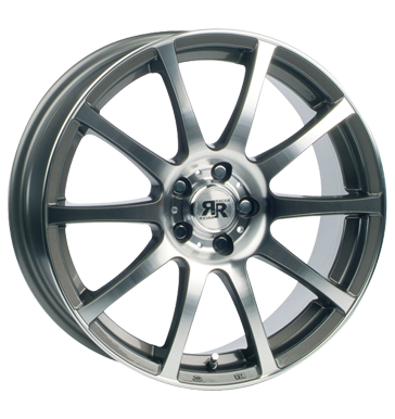 pneumatiky - 6.5x15 4x108 ET15 Racer Wheels Axis grau / anthrazit gun metal machined face Lehk nkladn vozidla pln rok od 17,5 