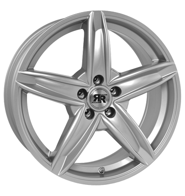pneumatiky - 7.5x17 5x110 ET40 Racer Wheels Border silber silver MILLE Rfky / Alu Samolepka + filmy denn pneumatiky