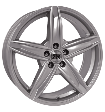 pneumatiky - 6.5x15 5x110 ET35 Racer Wheels Border grau / anthrazit full gun zahradn traktor Rfky / Alu letn ALLESIO Velkoobchod