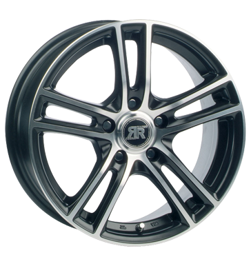 pneumatiky - 6.5x15 5x110 ET35 Racer Wheels Cup schwarz satin black machined face Offroad All Terrain Rfky / Alu Lehk nkladn vuz cel rok ZENDER pneus