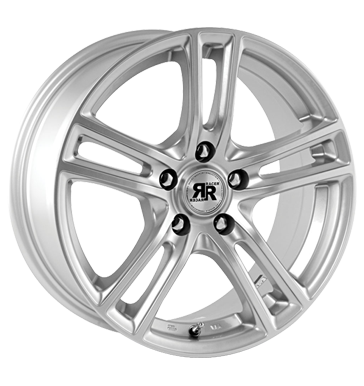 pneumatiky - 7x17 4x114.3 ET35 Racer Wheels Cup silber silver Zimn pln kola Steel Rfky / Alu Moped a mopedu dly Rim luzka (nhradn dly) pneu