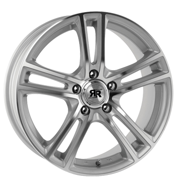 pneumatiky - 7x17 4x114.3 ET35 Racer Wheels Cup silber silver machined face designov antny Rfky / Alu ocelov rfek snehov retezy pneu b2b