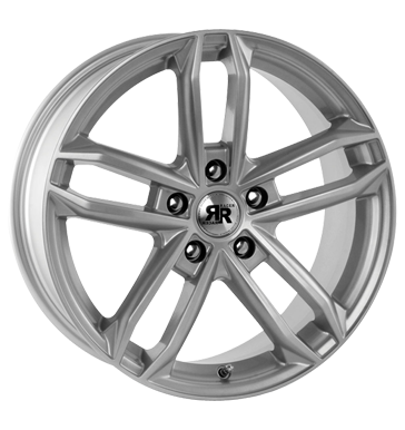 pneumatiky - 7.5x17 5x105 ET40 Racer Wheels Dark silber silver skrabka na led Rfky / Alu Ostatn (dvoukolk, vozk, mal -, ..) csti tela trziste
