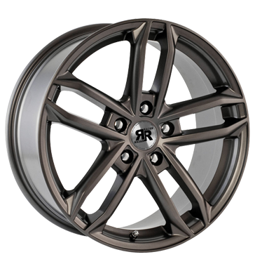 pneumatiky - 7.5x17 4x100 ET35 Racer Wheels Dark grau / anthrazit full gun Barracuda Rfky / Alu Leichtkraftrad dly Test-kategorie 2 Autodlna