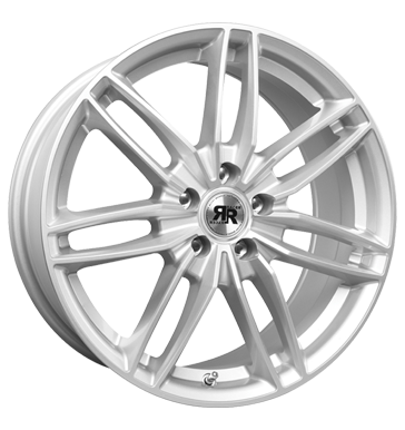 pneumatiky - 7x16 5x108 ET35 Racer Wheels Edition silber silver kolobezka Rfky / Alu provozn zarzen Diablo pneumatiky