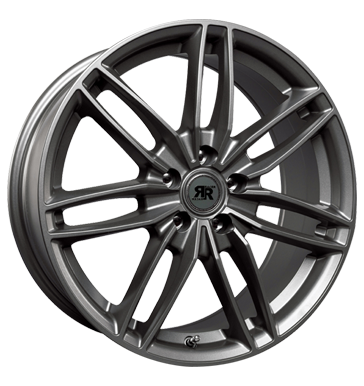 pneumatiky - 8x18 5x100 ET42 Racer Wheels Edition grau / anthrazit full gun Chrome Parts Rfky / Alu Rim luzka (nhradn dly) hyundai Velkoobchod