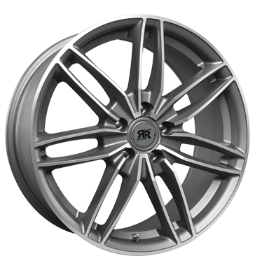 pneumatiky - 7.5x17 5x120 ET15 Racer Wheels Edition grau / anthrazit gun metal machined face Rial Rfky / Alu Borbet BRABUS Prodejce pneumatk