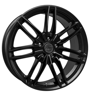 pneumatiky - 7.5x17 5x115 ET40 Racer Wheels Edition schwarz satin black zpad Rfky / Alu Tricka Tube: Kolo pneu b2b