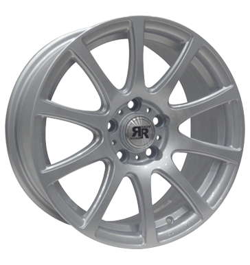pneumatiky - 7x16 5x114.3 ET40 Racer Wheels Evo silber silver auto Rfky / Alu Zimn kompletn kolo-ALU Konzole + drzk Autoprodejce