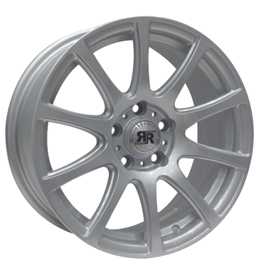 pneumatiky - 7.5x17 5x100 ET35 Racer Wheels Evo silber silver Alustar Rfky / Alu Zimn pln kola Steel spoiler Predaj pneumatk