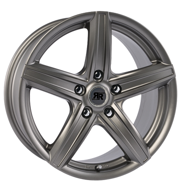 pneumatiky - 7.5x17 5x115 ET40 Racer Wheels Ice grau / anthrazit full gun Zvedac pomucky + dolaru Rfky / Alu kompletnch systmu EXCENTRI Velkoobchod