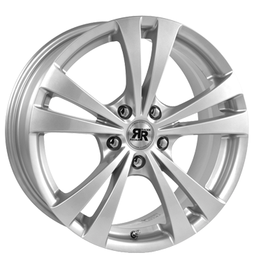 pneumatiky - 7x16 4x108 ET25 Racer Wheels Lyra silber silver Chrome Parts Rfky / Alu Ostatn (dvoukolk, vozk, mal -, ..) dly Prodejce pneumatk