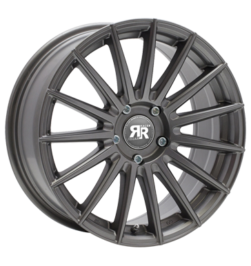 pneumatiky - 7x16 5x108 ET40 Racer Wheels Monza grau / anthrazit full gun Chrome Parts Rfky / Alu ocelov rfek bezpecnostn obuv Predaj pneumatk