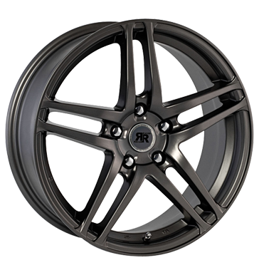 pneumatiky - 7x17 4x108 ET15 Racer Wheels Zenith grau / anthrazit full gun mastek Rfky / Alu Alessio Drkov / Kosile pneus