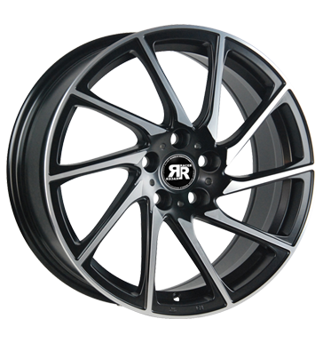 pneumatiky - 9x20 5x130 ET45 Racer Wheels Turn schwarz satin black machined face MB-Italia Rfky / Alu ostatn Auto-Tuning + styling pneus
