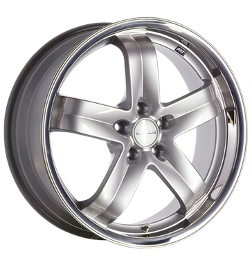pneumatiky - 8x18 5x114.3 ET45 Radius R8 silber steel lip myt oken Rfky / Alu Offroad cel rok palivo trhovisko