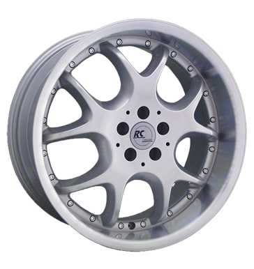 pneumatiky - 7x17 5x100 ET40 RCDesign RC03 silber silber Horn poliert FOSAB Rfky / Alu motocykl ABSENCE pneumatiky