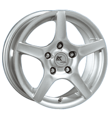 pneumatiky - 7.5x17 5x114.3 ET38 RCDesign RC05 silber kristallsilber viditelnost Rfky / Alu Sportovn vfuky Prizpusoben & Performance pneus