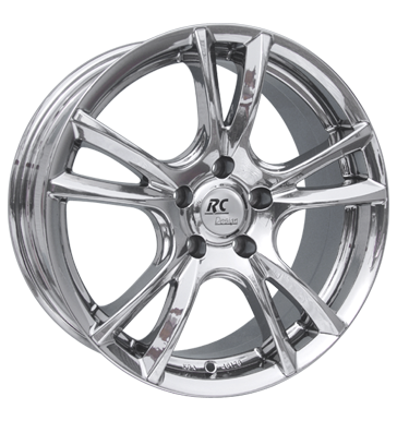 pneumatiky - 7.5x17 5x110 ET38 RCDesign RC11 chrom slc-chrom GMP Italia Rfky / Alu auto havarijn kola UNION pneumatiky