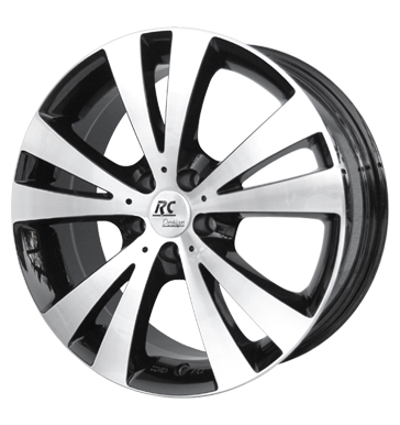 pneumatiky - 8x18 5x114.3 ET40 RCDesign RC12 Velos schwarz schwarz vollpoliert zemedelsk traktory Rfky / Alu csti tela Lehk nkladn auto lto od 17,5 