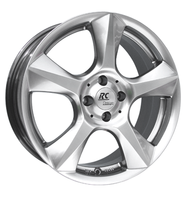 pneumatiky - 7.5x17 4x114.3 ET38 RCDesign RC13 silber chromsilber Lehk ventil vozy / vozy Rfky / Alu UNION Lehk nkladn auto Winter od 17,5 