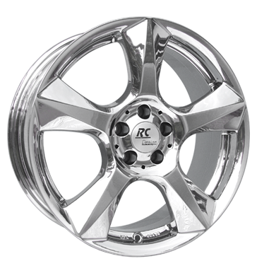 pneumatiky - 7.5x17 5x108 ET45 RCDesign RC13 chrom slc-chrom Cromodora Rfky / Alu PONGRATZ Alutec pneus