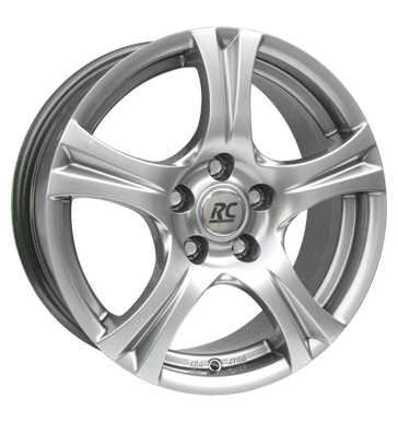 pneumatiky - 7x16 5x100 ET38 RCDesign RC14 silber chromsilber Lehk nkladn auto Winter od 17,5 