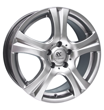 pneumatiky - 8.5x19 5x108 ET55 RCDesign RC14S silber chromsilber realizovat Rfky / Alu baterie rucn vozk disky