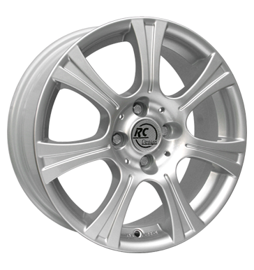 pneumatiky - 7x17 4x98 ET39 RCDesign RC15 silber kristallsilber Speciln dly pro auta Rfky / Alu Jerry a prslusenstv prves pneu