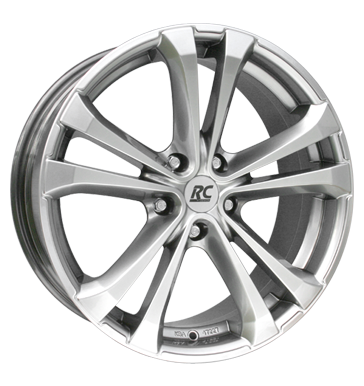 pneumatiky - 8x18 5x115 ET40 RCDesign RC17 silber chromsilber rfky Rfky / Alu Opel auta v zime Prodejce pneumatk