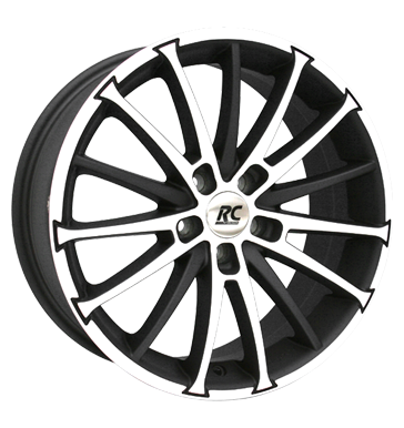 pneumatiky - 6.5x15 5x114.3 ET45 RCDesign RC18 schwarz schwarz matt vollpoliert kapaliny Rfky / Alu dly na nkladn auta zemedelsk traktory pneus