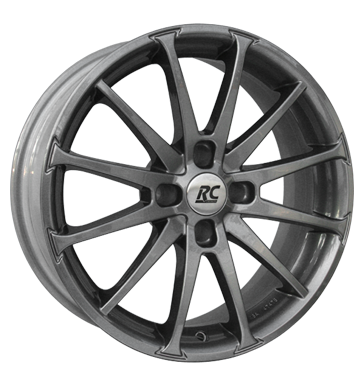 pneumatiky - 7x17 4x114.3 ET38 RCDesign RC18 grau / anthrazit titan metallic motocykl Rfky / Alu BRABUS Americk vozy Autodlna