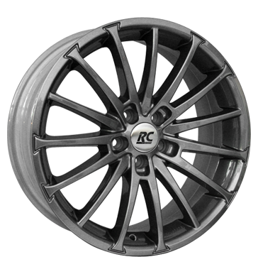 pneumatiky - 7.5x17 5x114.3 ET48 RCDesign RC18 grau / anthrazit titan metallic centrovn Rfky / Alu Offroad cel rok od 17,5 