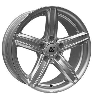 pneumatiky - 7.5x17 5x120 ET43 RCDesign RC21 silber kristallsilber Lehk nkladn automobil v zime Rfky / Alu EXCENTRI kombinza pneu b2b