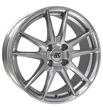 pneumatiky - 7.5x17 4x108 ET25 RCDesign RC22 chrom super chromsilber vzduchov filtr Rfky / Alu telo Jerry a prslusenstv trhovisko