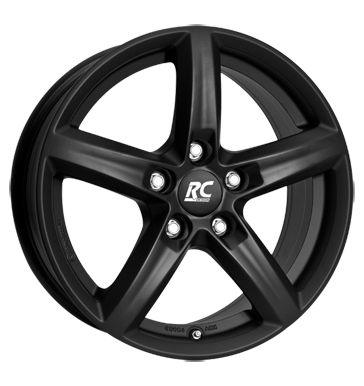 pneumatiky - 7.5x17 5x112 ET37 RCDesign RC24 schwarz schwarz klar matt replika Rfky / Alu ALLESIO Wiechers SPORT pneus