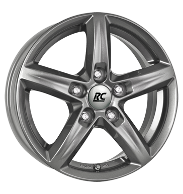 pneumatiky - 7.5x17 5x114.3 ET45 RCDesign RC24 grau / anthrazit titan metallic Drkov / Kosile Rfky / Alu Truck cel rok zrcadlo design velkoobchod s pneumatikami