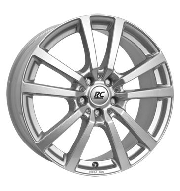 pneumatiky - 8x18 5x120 ET45 RCDesign RC25 silber kristallsilber nemrznouc smes Rfky / Alu monitory VOLKSWAGEN b2b pneu