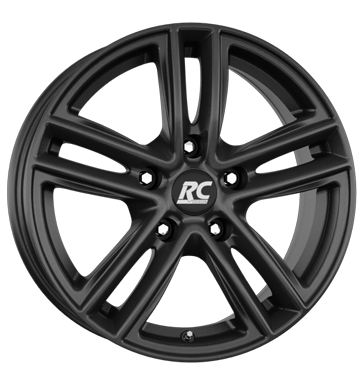 pneumatiky - 7.5x17 5x112 ET38 RCDesign RC27 schwarz schwarz klar matt kmh-Wheels Rfky / Alu Zimn pln kola Steel vstrazn trojhelnky b2b pneu