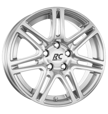 pneumatiky - 7.5x17 5x112 ET35 RCDesign RC28 silber kristallsilber Opel Rfky / Alu motocykl Alustar pneumatiky