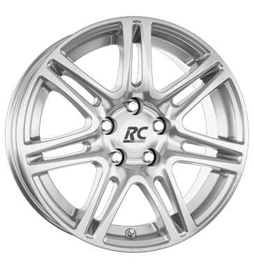 pneumatiky - 7x16 5x98 ET27 RCDesign RC28 silber kristallsilber Lehk nkladn auto lto od 17,5 