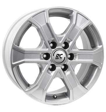 pneumatiky - 7x17 6x139.7 ET55 RCDesign RC31 silber kristallsilber zrcadlo design Rfky / Alu t-EC2 E85 ECU kmh-Wheels Velkoobchod