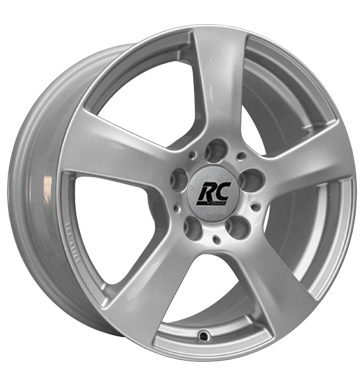pneumatiky - 7.5x16 5x112 ET45.5 RCDesign RC D14 silber kristallsilber kapaliny Rfky / Alu Pridat Felgenschloss Speciln dly pro auta pneus
