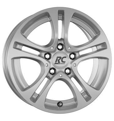 pneumatiky - 6.5x16 5x112 ET49 RCDesign RC D16 silber kristallsilber Bastler- + vadn rdia Rfky / Alu VOLKSWAGEN systm Hlinkov disky