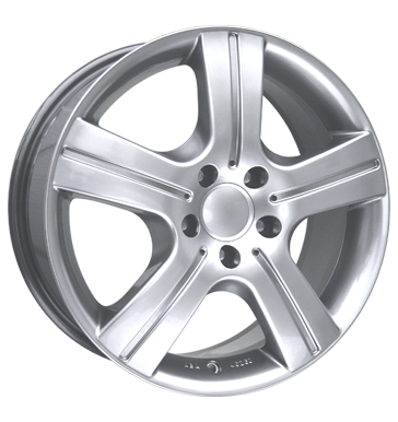 pneumatiky - 7.5x17 6x114.3 ET30 RCDesign RC D9 silber silber lackiert regly pneumatik Rfky / Alu Spojky + E Sady telo pneu b2b