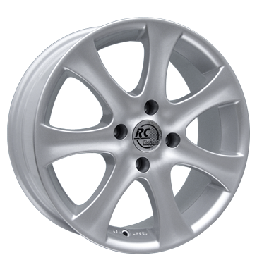 pneumatiky - 5.5x14 4x108 ET37.5 RCDesign RC Matrix silber kristallsilber Hartge Rfky / Alu Truck Winter od 17,5 