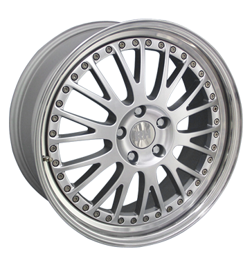 pneumatiky - 10x19 5x120 ET32 RH AN Crossline silber silber Horn poliert motec Rfky / Alu kapaliny Chiptuning + Motor Tuning Predaj pneumatk