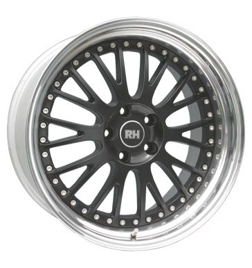 pneumatiky - 9.5x19 5x112 ET20 RH AN Crossline schwarz schwarz Hornpoliert auta v zime Rfky / Alu propojovac kabely Jahreswagen Autoprodejce